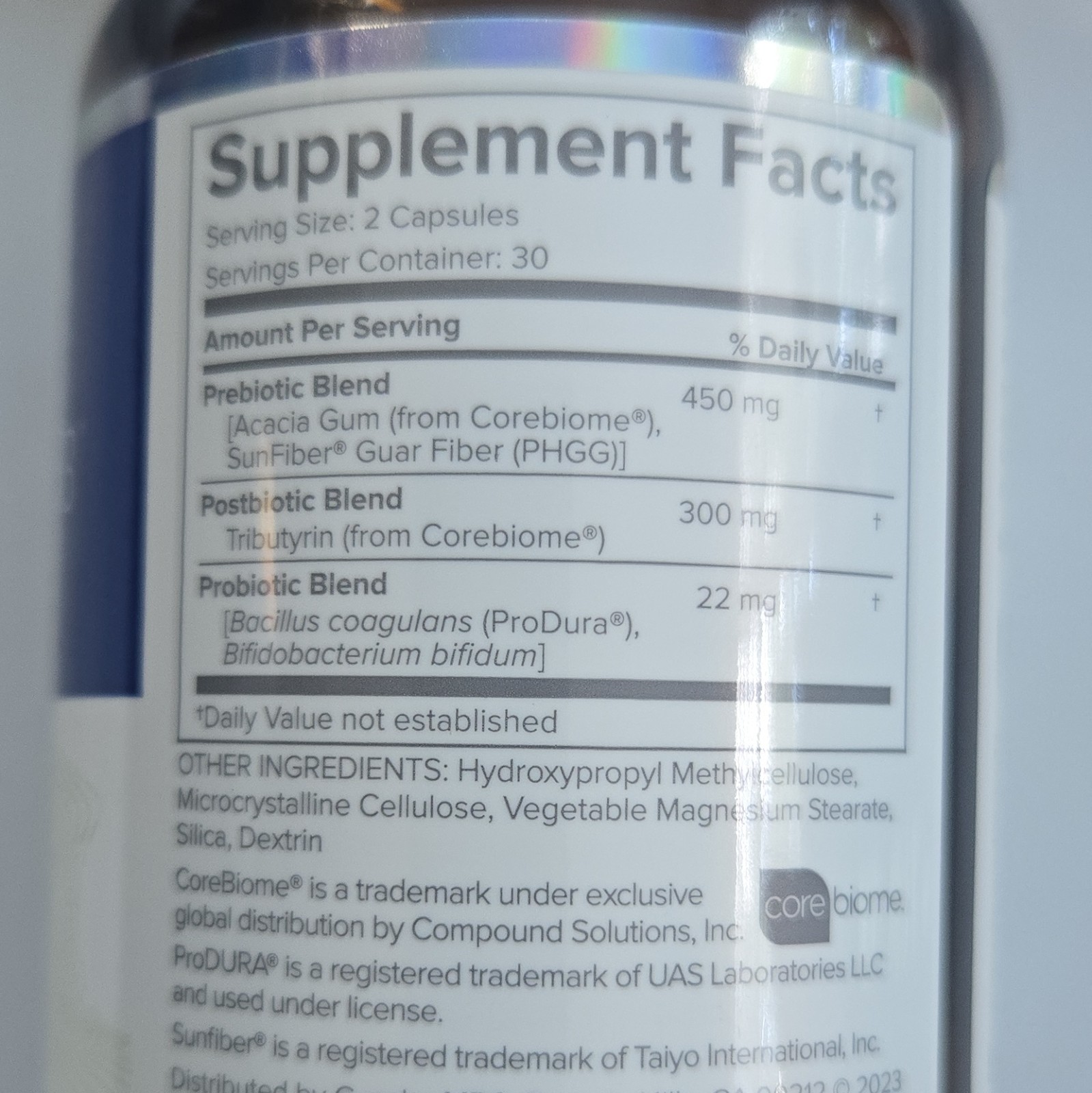 Gundry MD Bio Complete 3 Digestive Support Pre/Pro/Postbiotic 60 Capsules