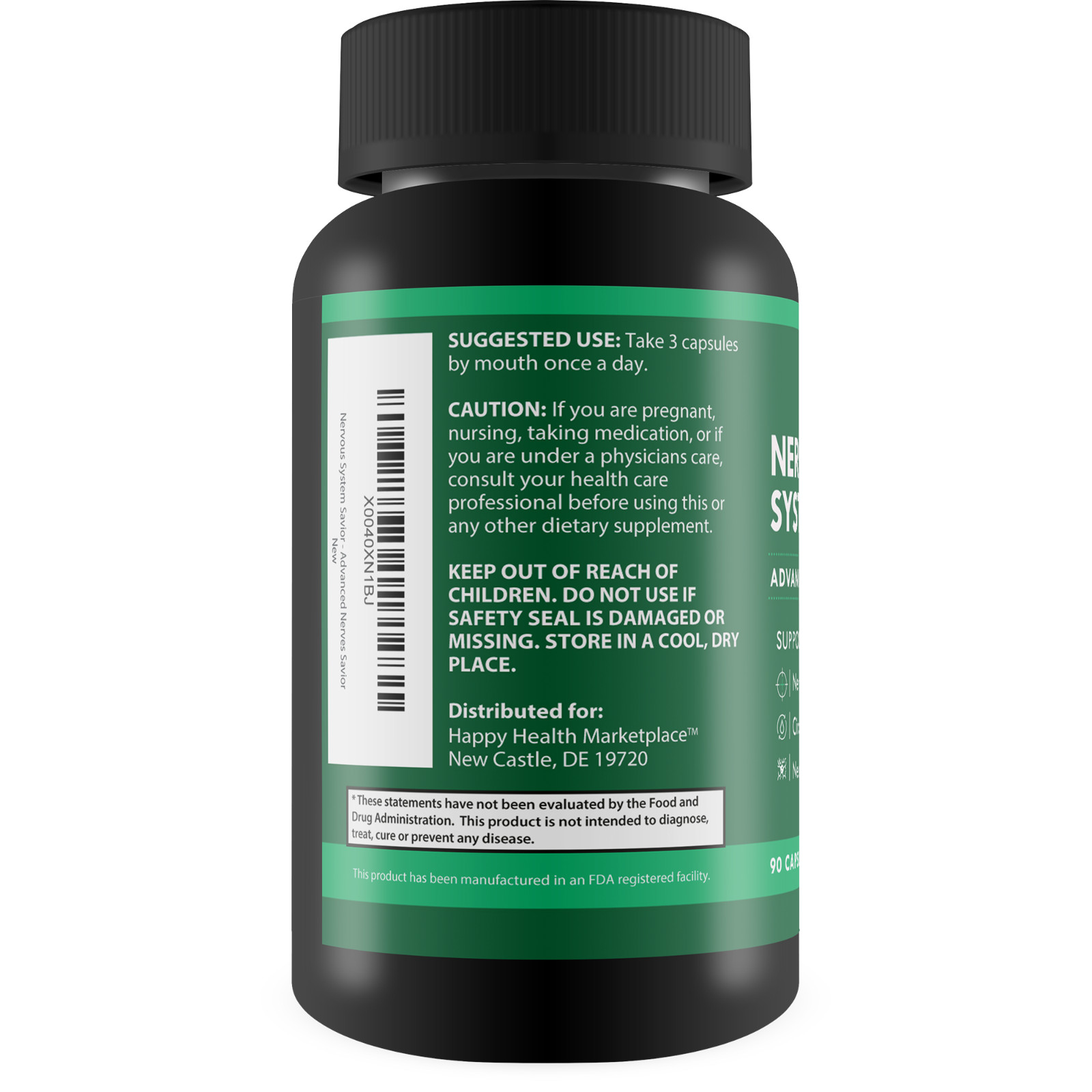 Nervous System Savior – Advanced Nerve Support – Best Nerve Support Supplement