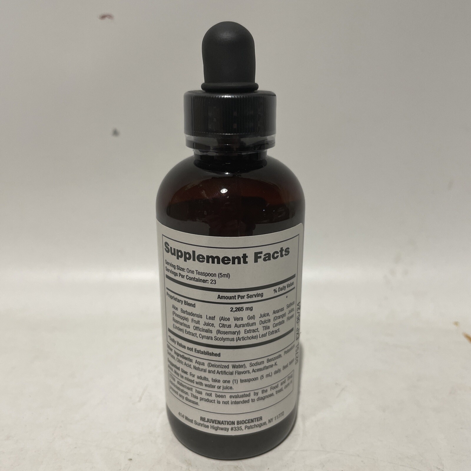 BioActive Rejuvenix Liver Support Forumla Dietary Supplement 4 oz. Exp 06/24