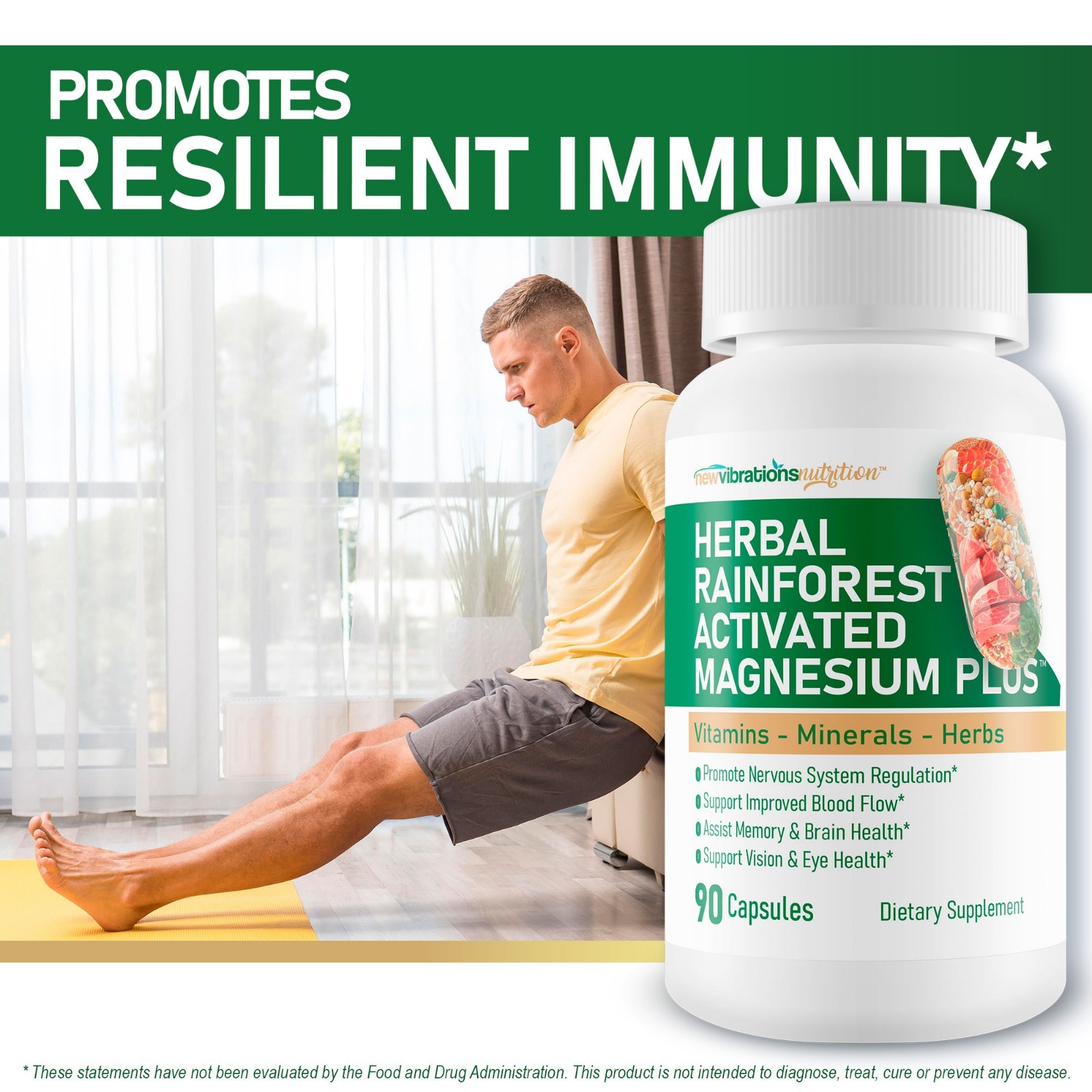 Herbal Rainforest Activated Magnesium Plus – Our Best Magnesium Combo Supplement
