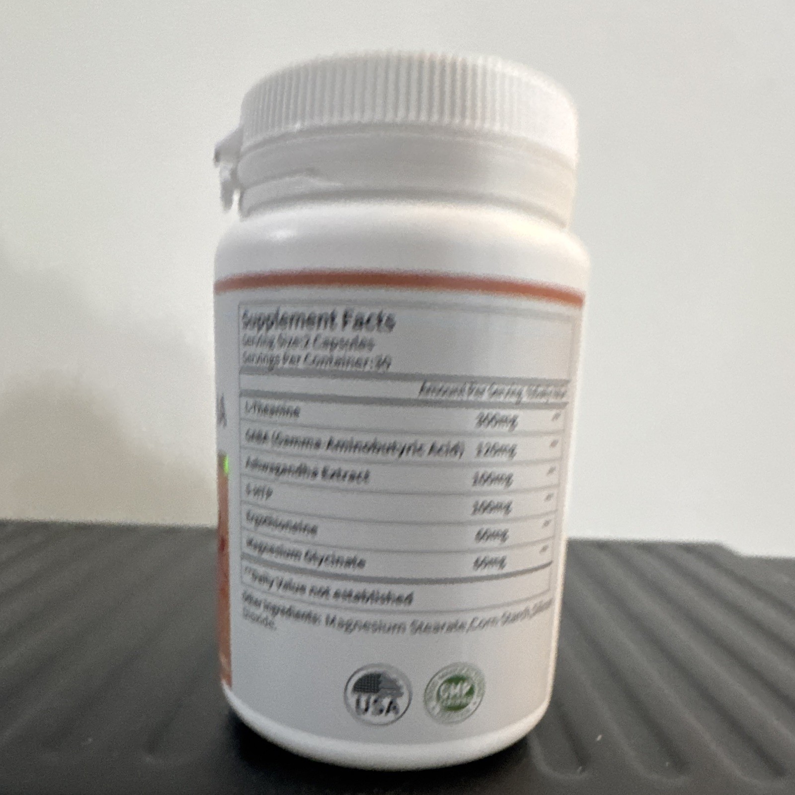 Cunkara L-Theanine 300mg + GABA Ashwagandha 5-HTP L-Tryptophan Caps 60