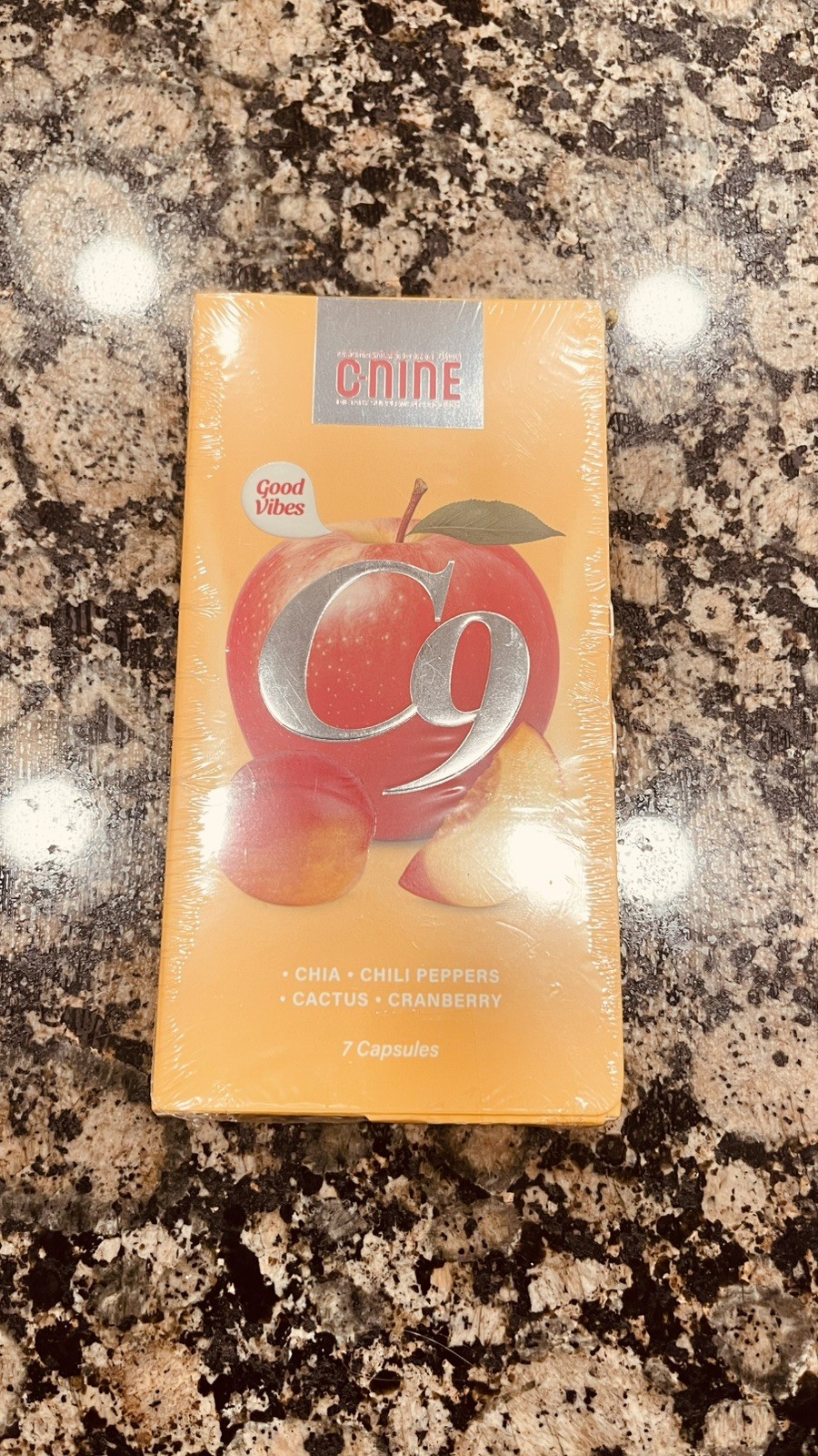 C-NINE C9 Dietary Supplement 7 Capsules with Chia, Chili, Cactus & Cranberry