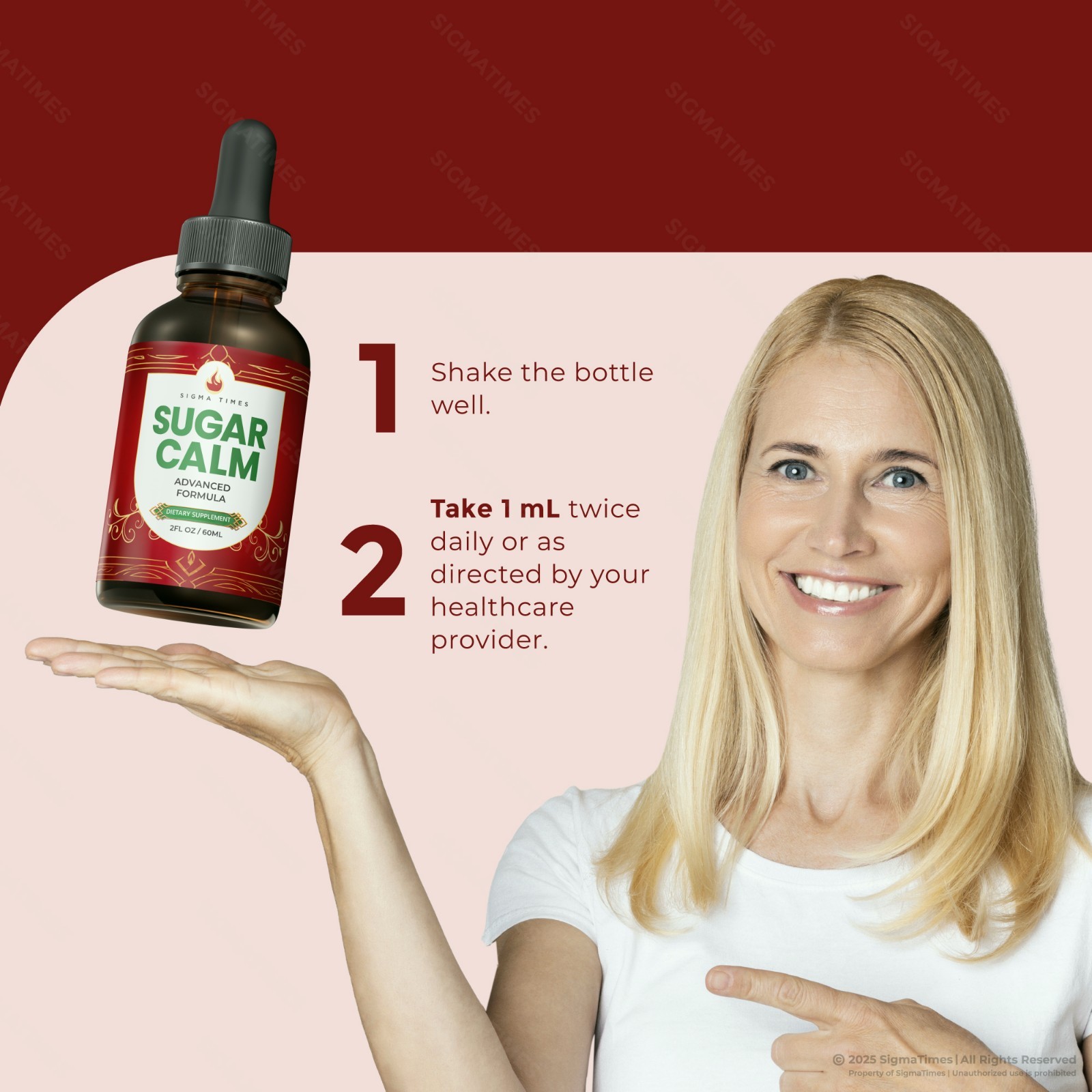 Sugar Calm Drops, SugarCalm Liquid Supplement for Blood Support (30 servs)