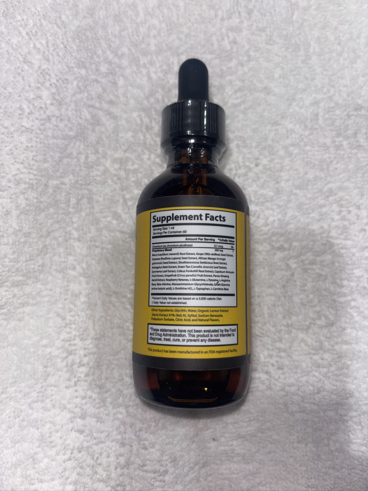 Banana Drops Supplement Banana Flavor 2oz / 60ml