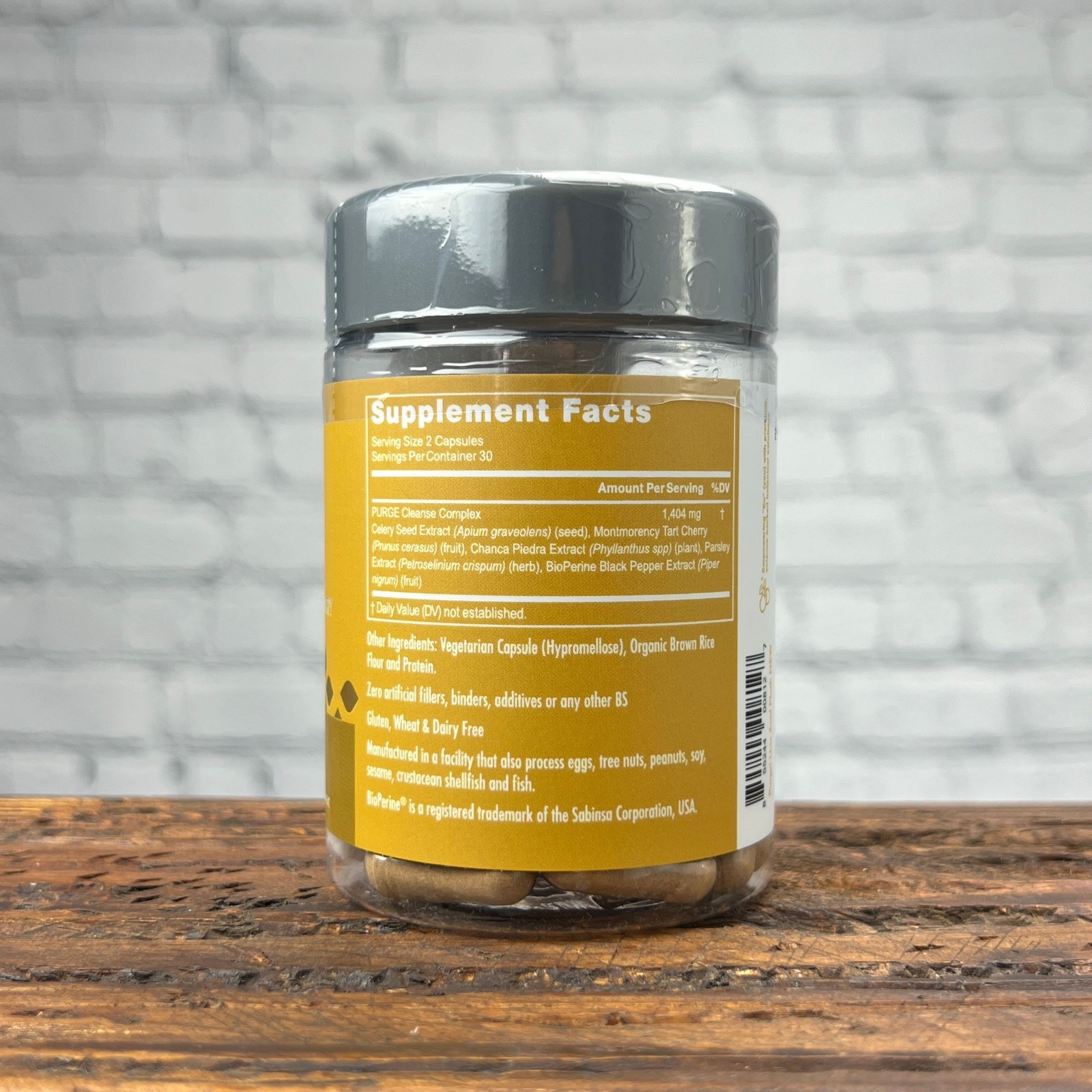 EU Natural Uric Acid Purge Celery Seed & Tart Cherry 60 Vegetarian Caps