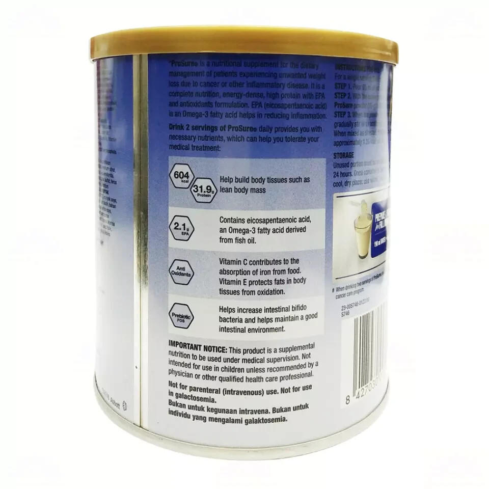 Abbott Pro Sure Milk High Protein, Prebiotic & EPA 380g