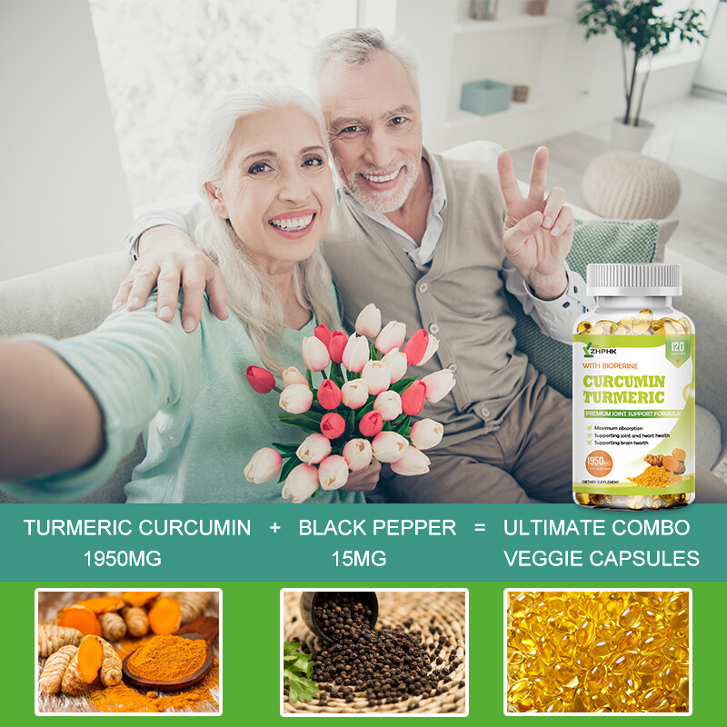 Premium Turmeric 480 Vegetarian Capsules-Joint & Heart Health Maximum Absorption