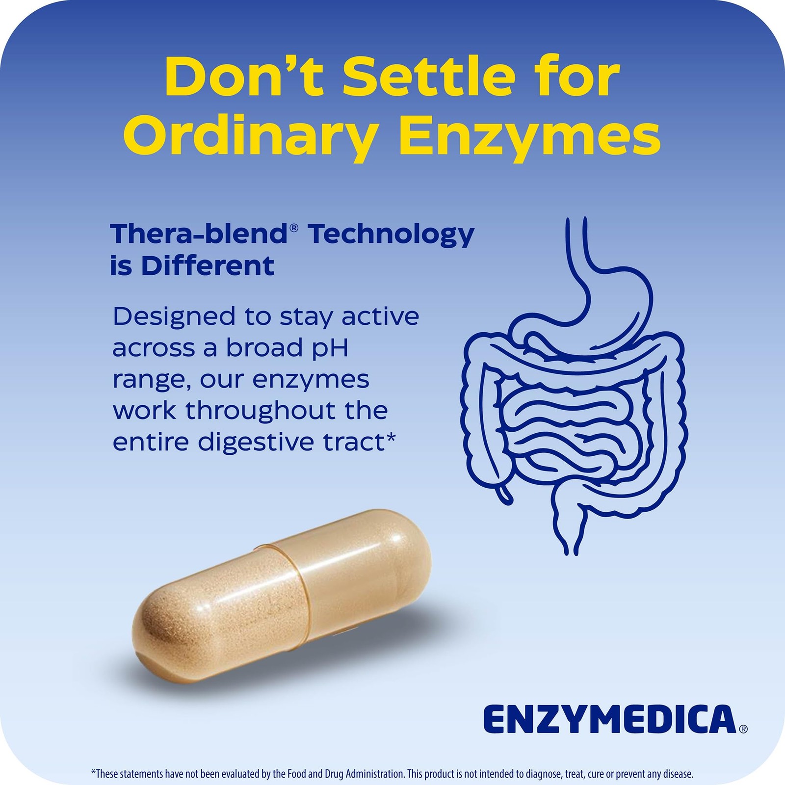 Enzymedica Digest Gold – Digestive Enzyme Supplement for 90 Count, No Color