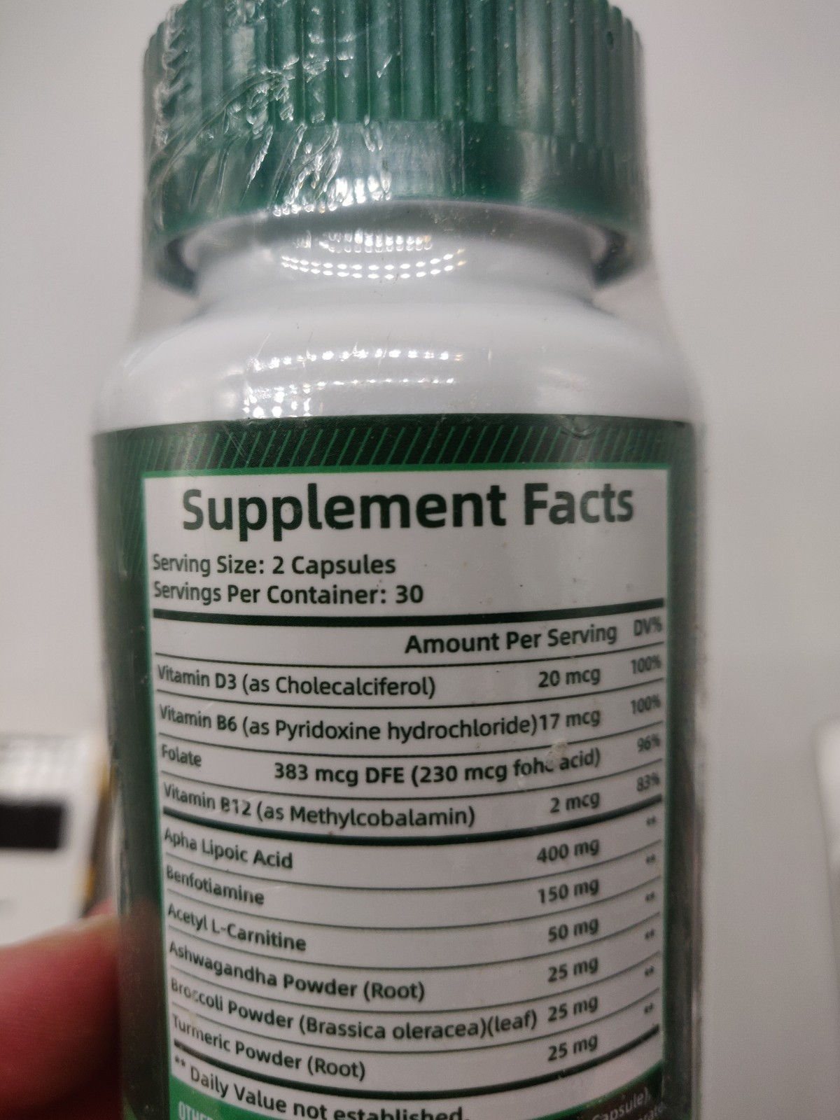 (2) Nerve Savior Health Supplement 60 Capsules Genuine Nerve Savior Exp 08/2026