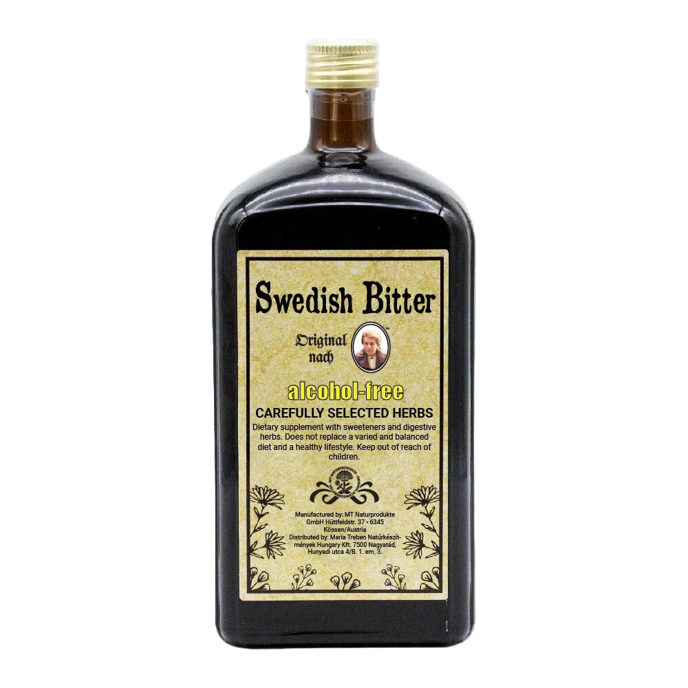 Original Maria Treben Swedish Bitters 1000ml 0% Alcohol with 39 Herbal Extracts