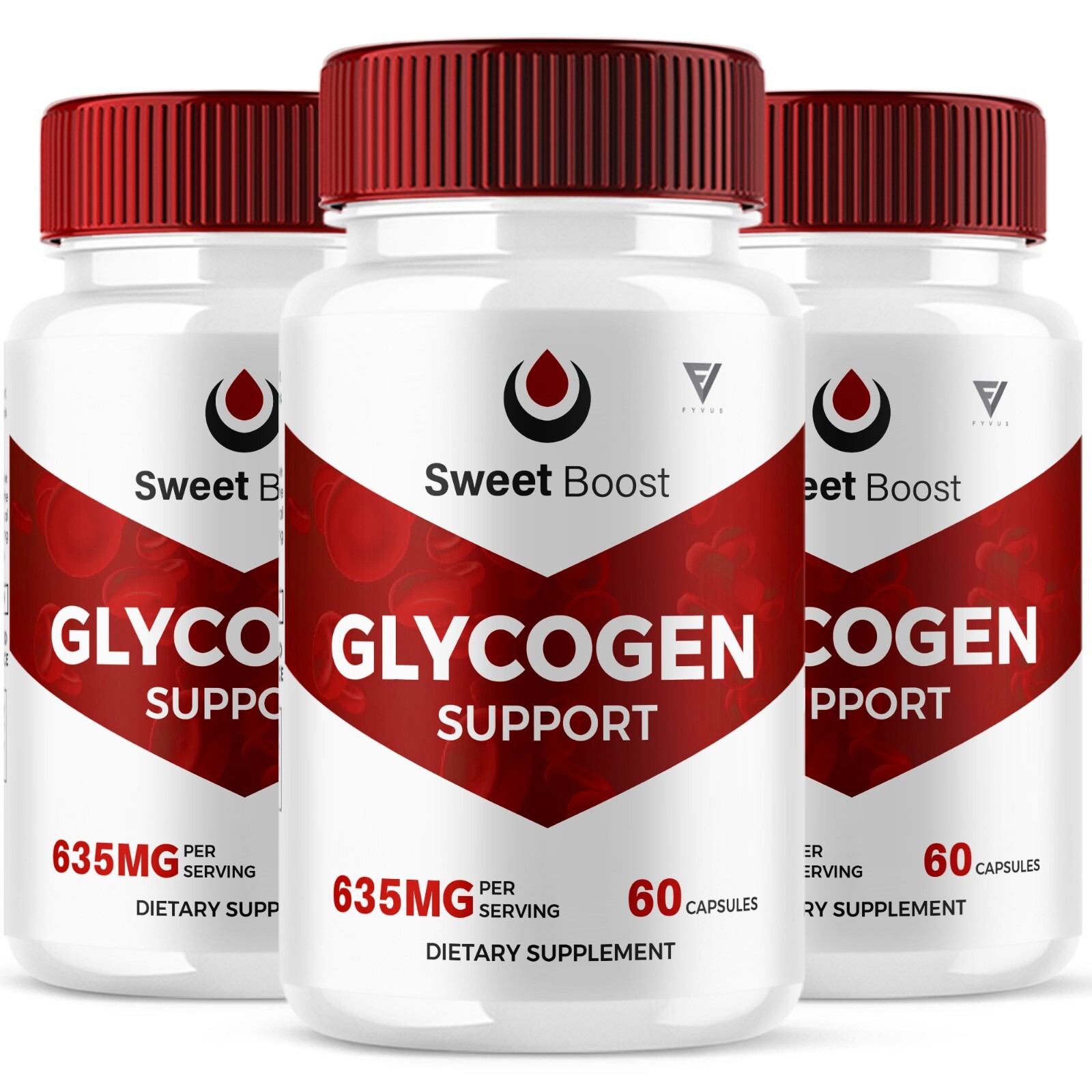 (3 Pack) Sweet Boost Pills SweetBoost Glycogen Support Formula (180 Capsules)