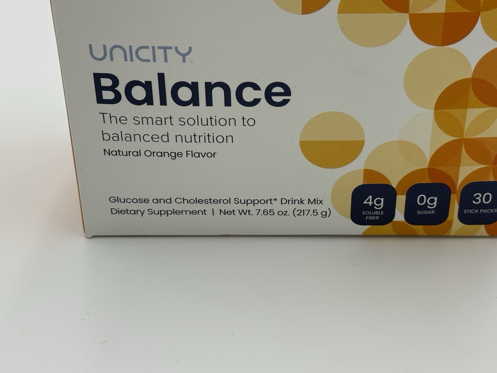 UNICITY BALANCE NATURAL ORANGE Stay full longer 30 Packets Exp. March 2026….