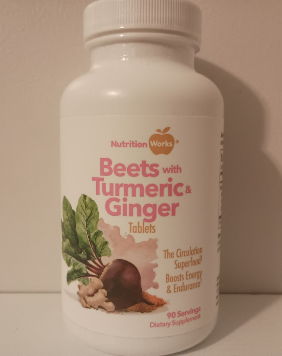 Nutritionworks® Beets with Turmeric & Ginger 90 Tablets Circulation Superfood