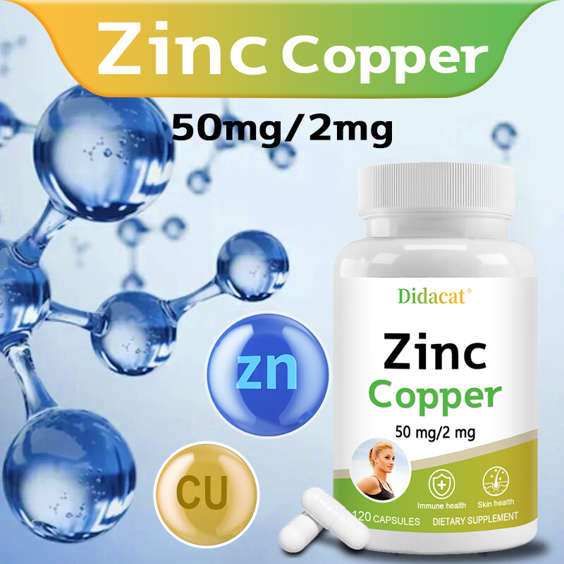 Zinc Copper 50mg/2mg Supports Immunity and Skin Health