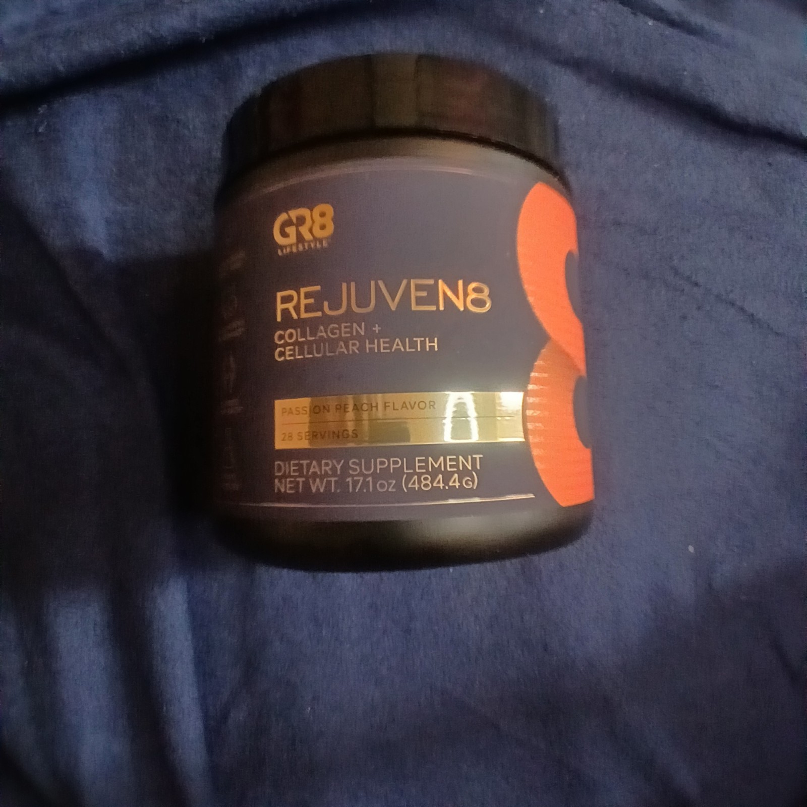 Rejuven8 Collagen + Cellular Health – Passion Peach (28 Servings)