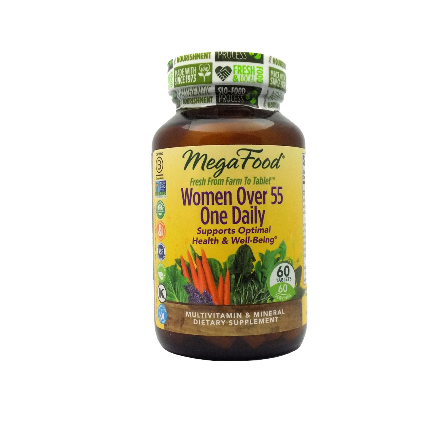 Mega Food Women Over 55 One Daily, 60 Tablets