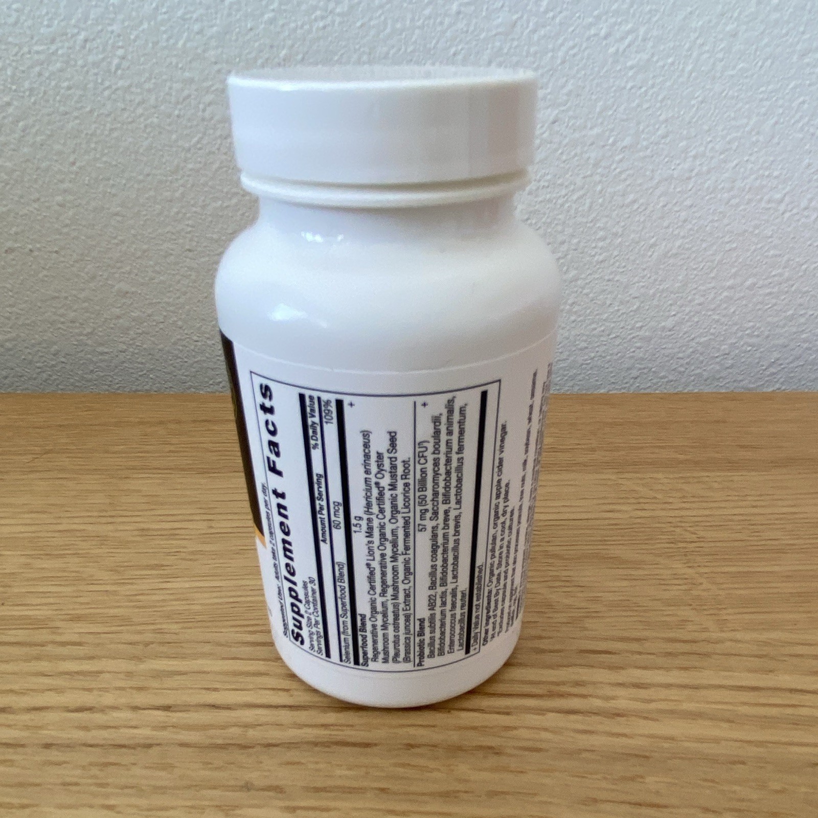 Ancient Nutrition Gut Recovery Probiotic Digestive Support USDA Organic 60 Caps