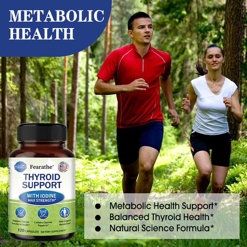 120caps Advanced Thyroid Support Boost Metabolism And Energy Levels Soy Free