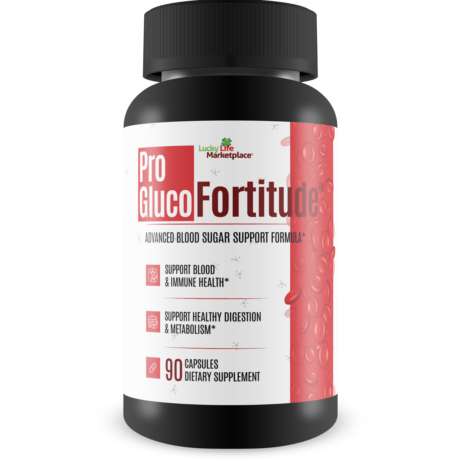 Pro Gluco Fortitude Advanced Blood Sugar Support Formula with Cinnamon