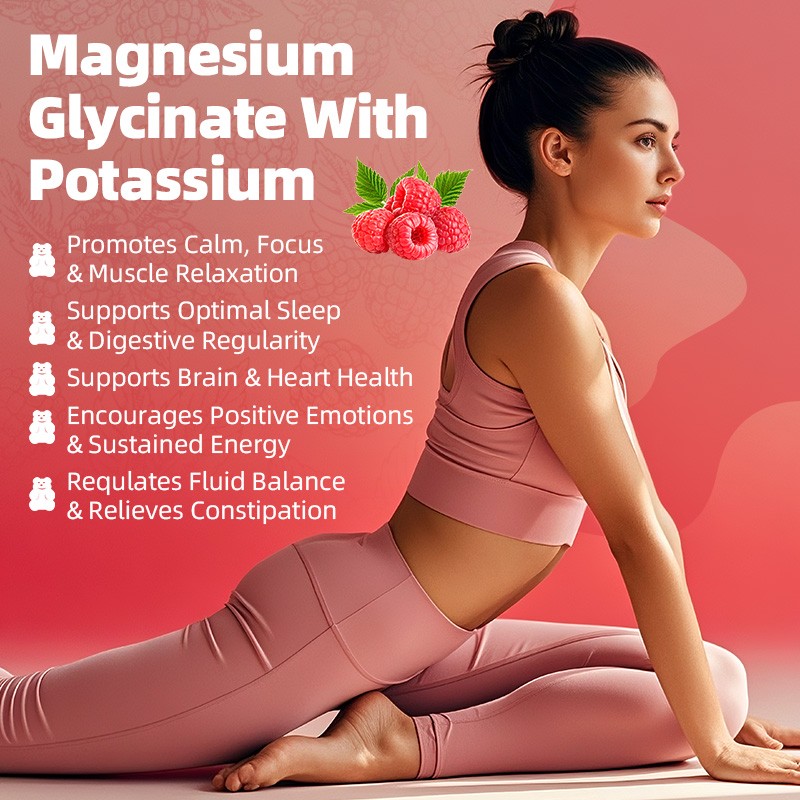 High Absorption Magnesium Glycinate Gummies – Sleep & Relaxation Support, 60ct