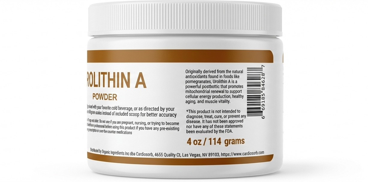 Urolithin A Powder, 4 oz/114 Grams