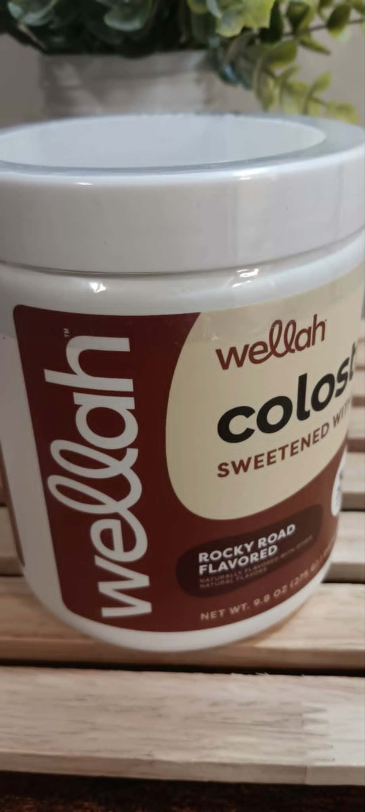 Wellah-Colostrum Sweetened with Stevia-Rocky Road-50 Servings – Exp 12/2027-New