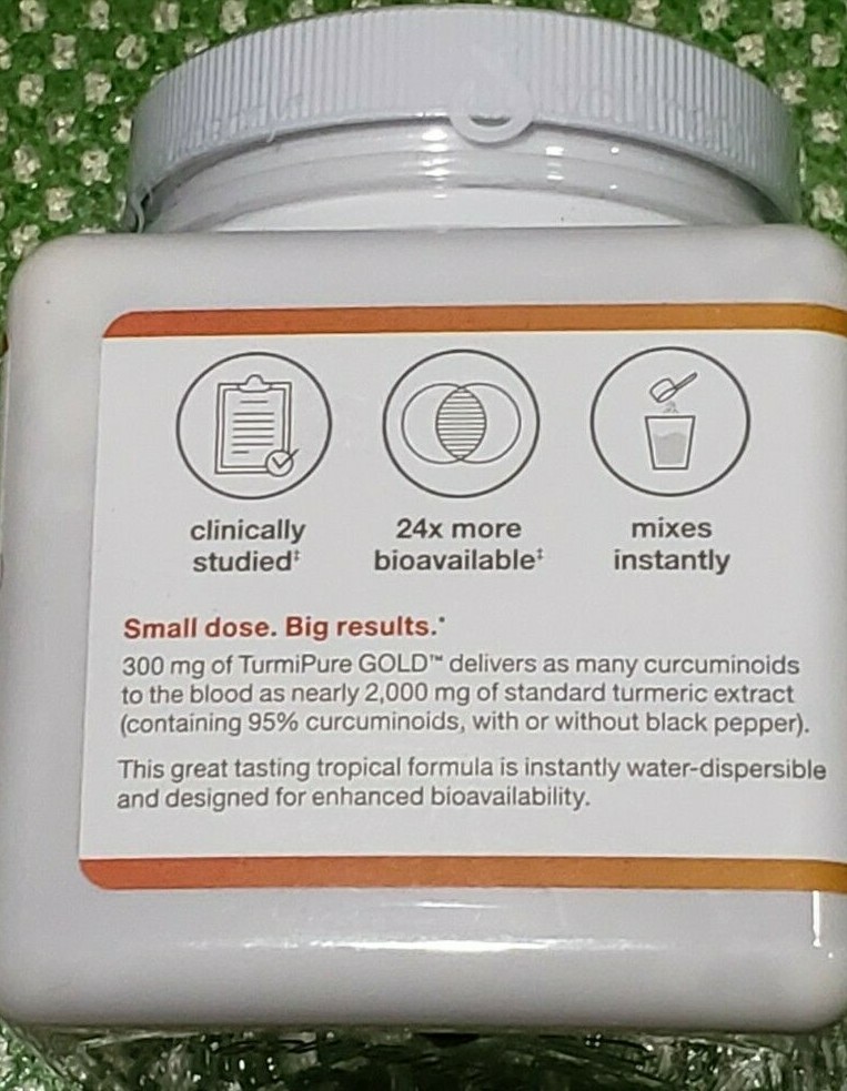 YOUTHEORY – TURMERIC POWDER – Tropical – Feature TurmiPure gold – Exp 8/2024