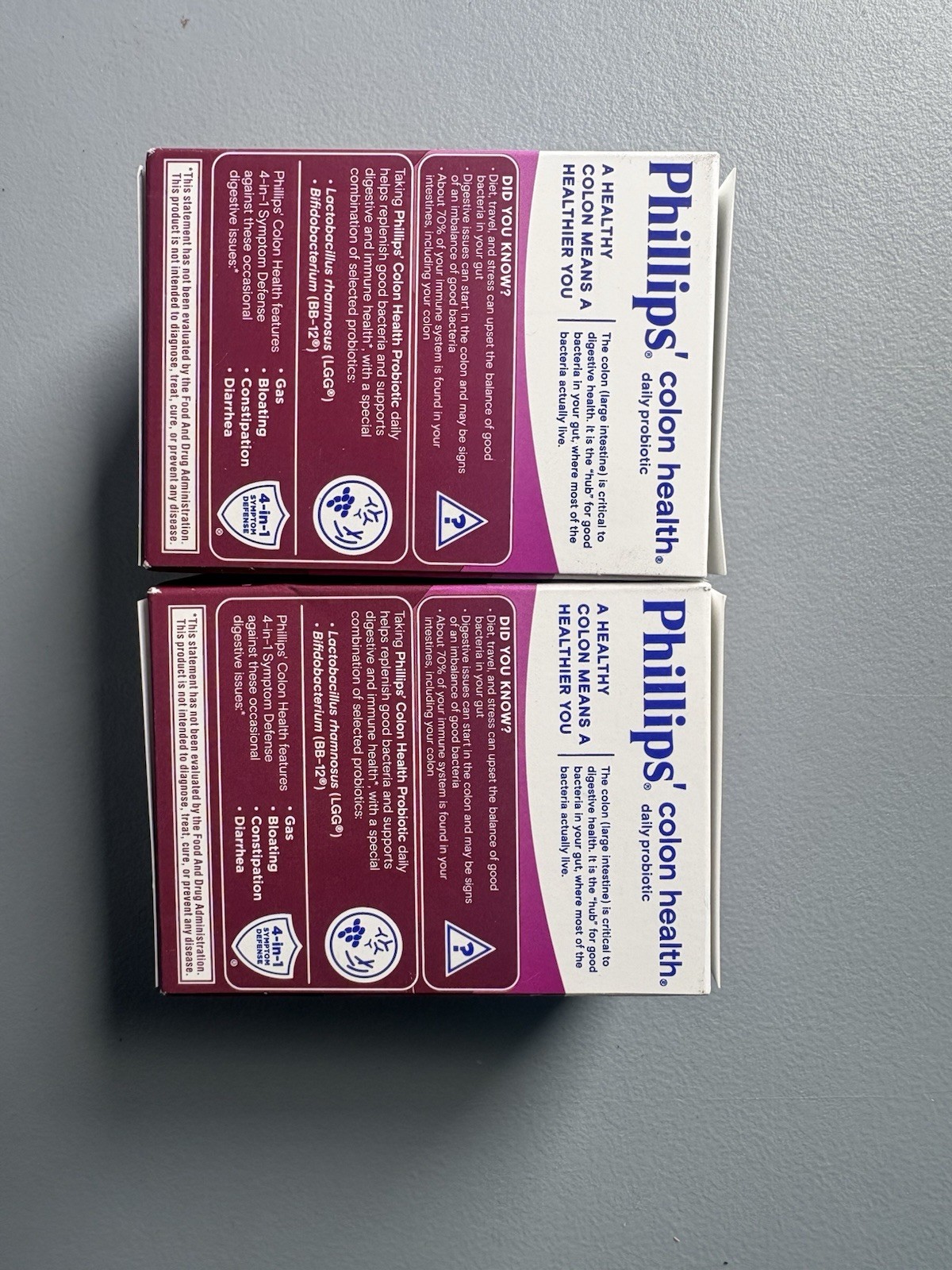 2 Phillips’ Colon Health Daily Probiotic 4-in-1 Symptom Defense 30 Caps
