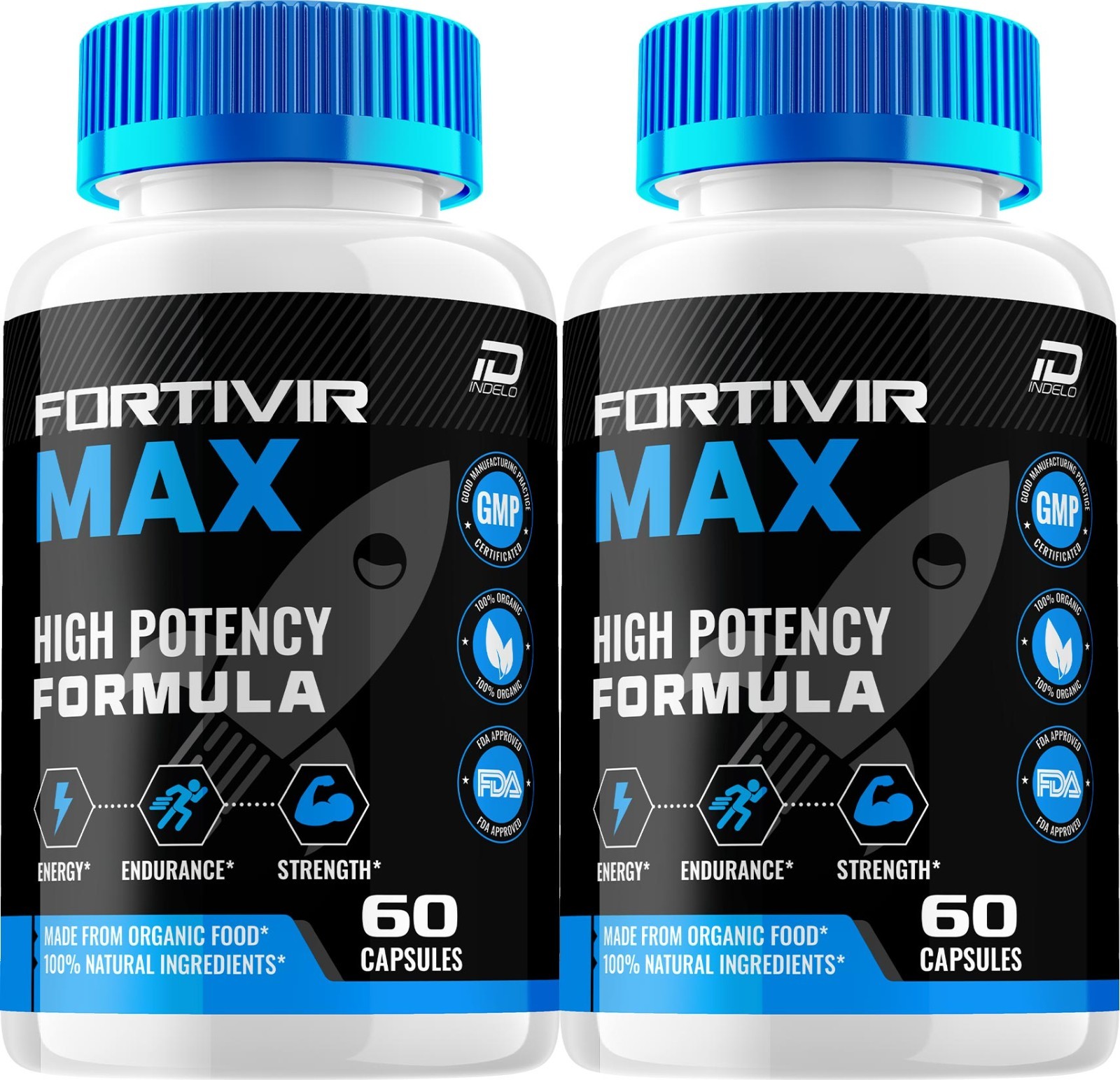 (2 Pack) Fortivir Max for Men Capsules – FortivirMax Vitamin Complex Pills