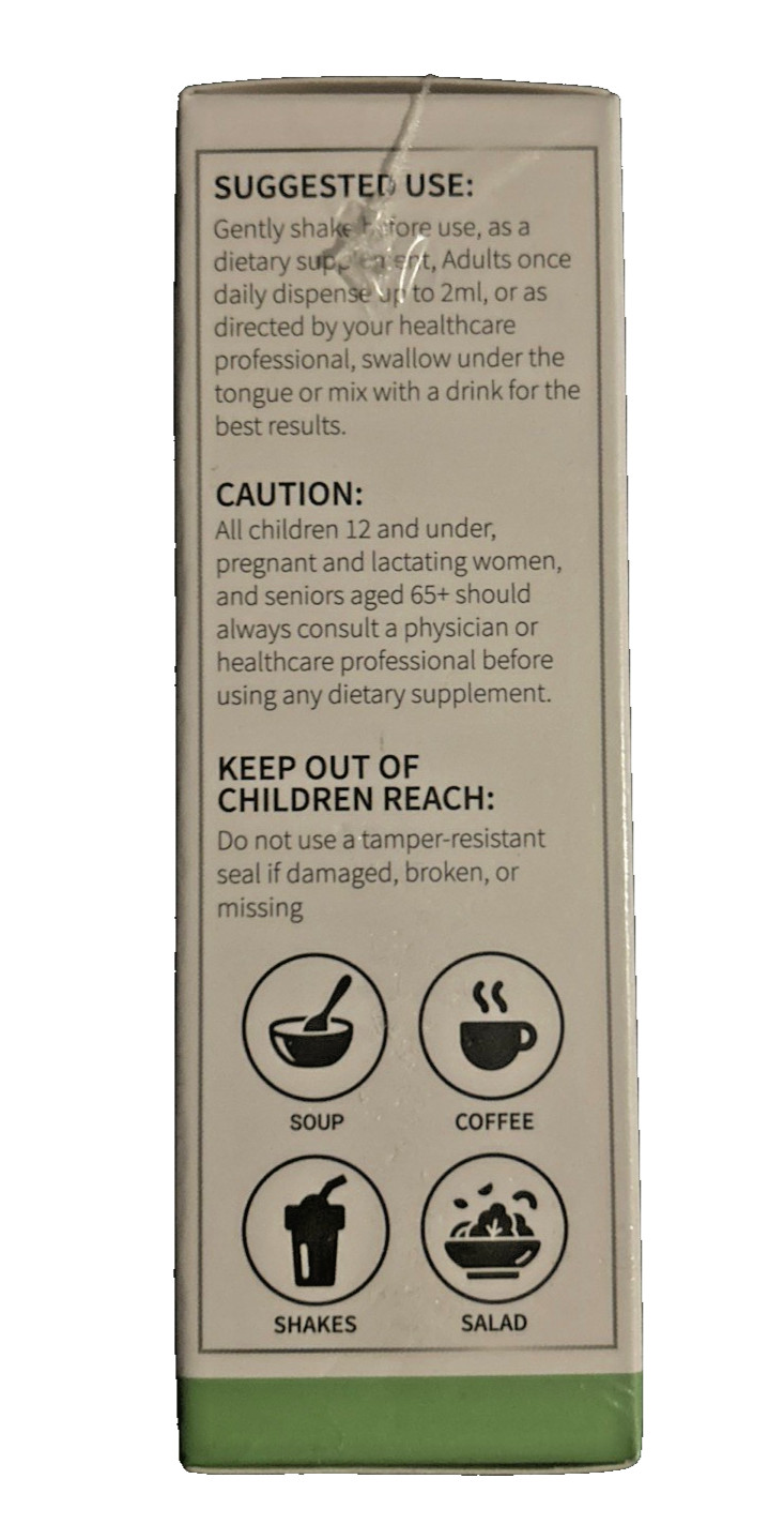 Kitive Soursop Graviola Liquid Drops Immunity Boost Relaxation & Sleep 2 fl oz
