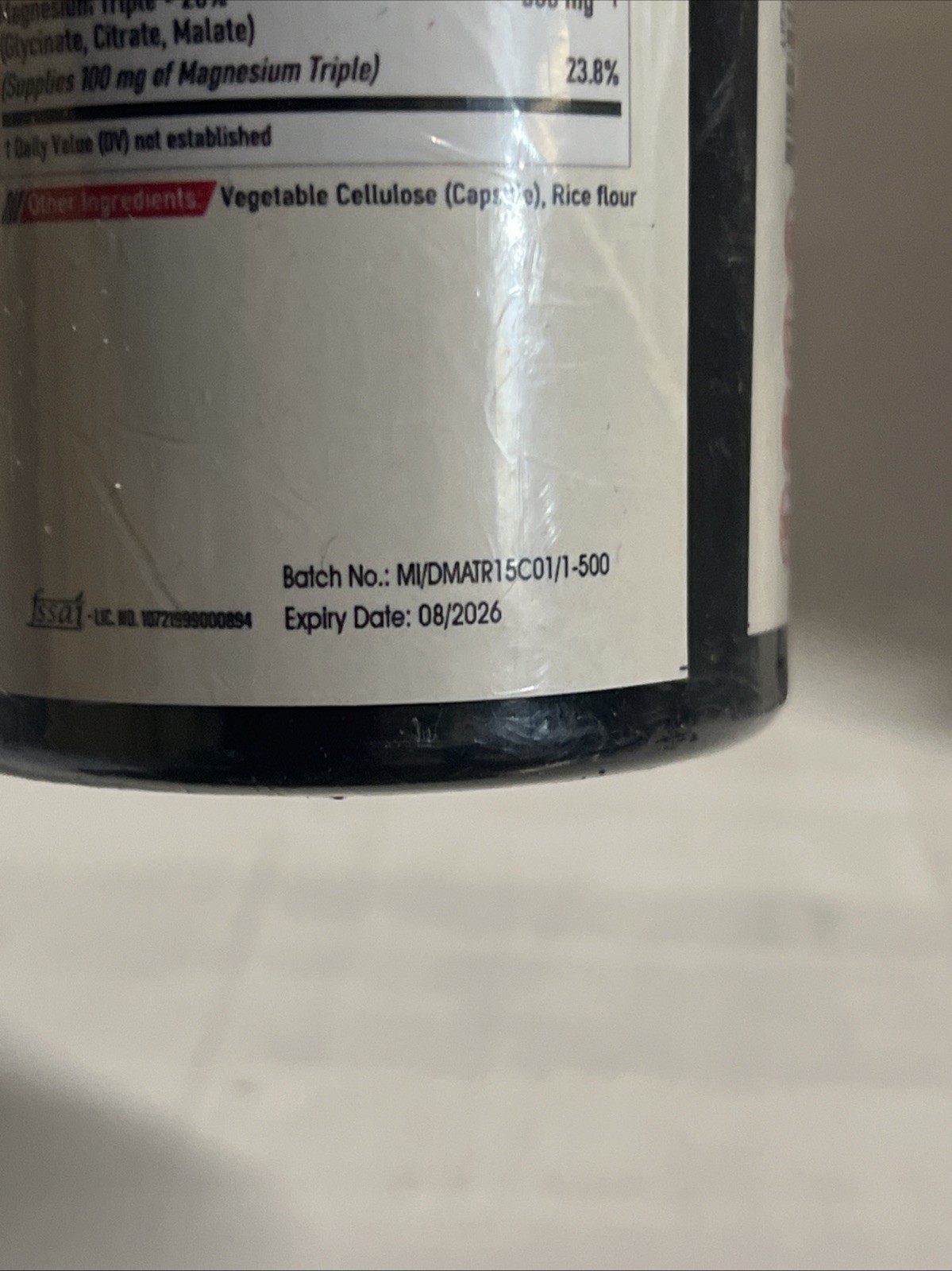 3x Dedicad – Triple Magnesium Complex 150 Capsules (450 Total) 500mg Exp 8/26