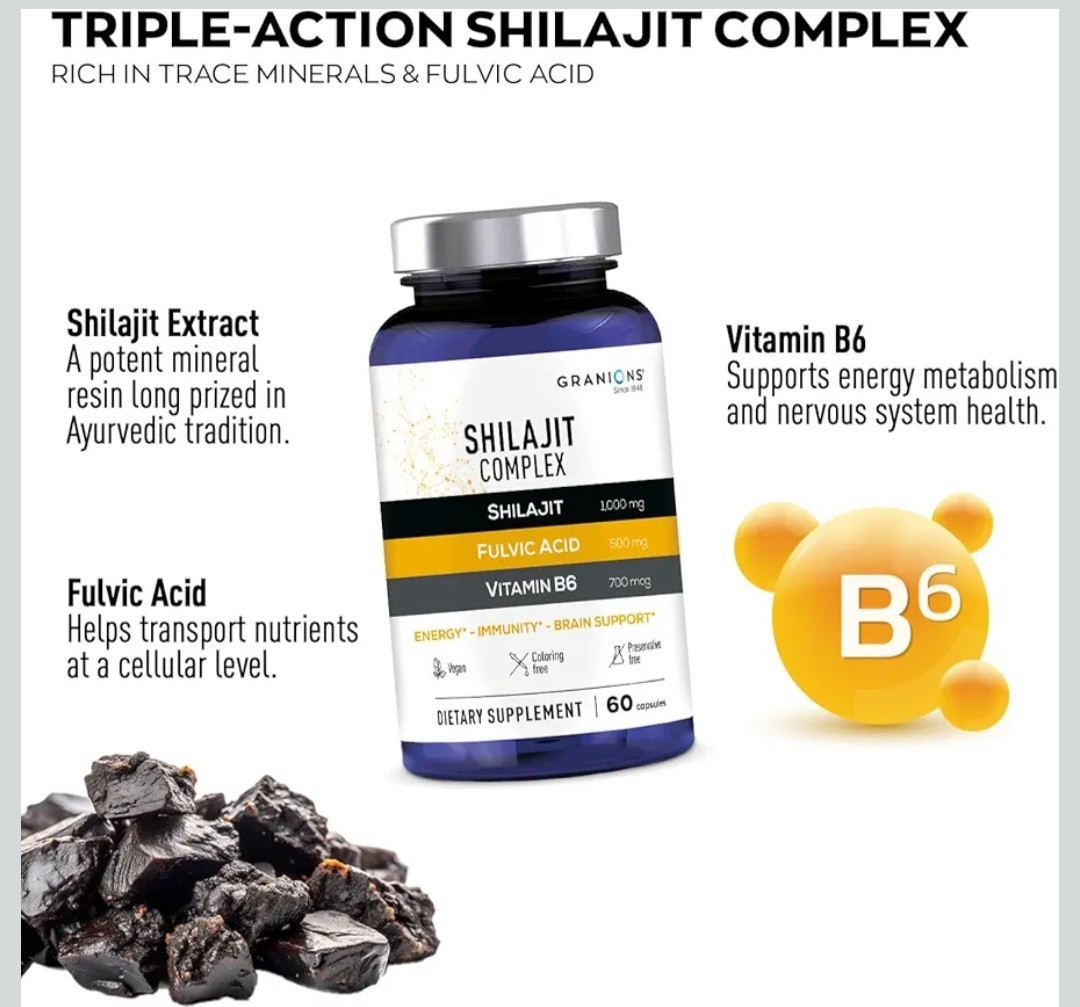 Granions Shilajit Complex for Energy Immunity & Vitality