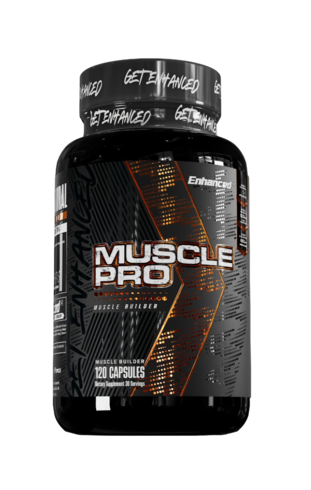 Enhanced Muscle Pro Muscle Builder Supplement Muscle Growth 120 Capsules