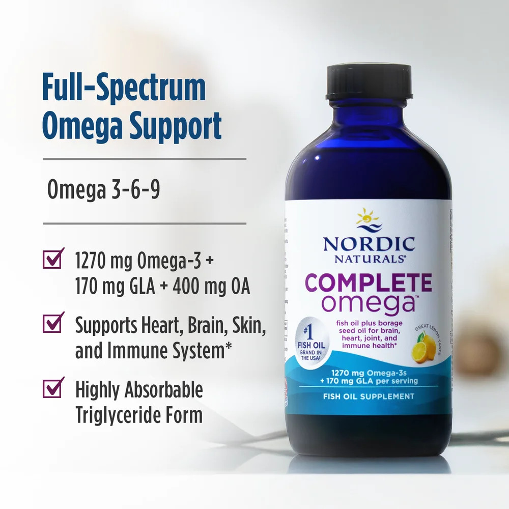 Nordic Naturals Complete Omega – Supports Healthy Skin, Joints, and Cognition
