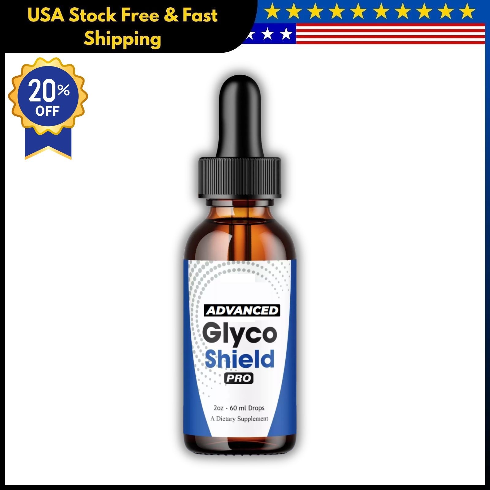 Glyco Shield Blood Support Drops innovative Vitamin Supplement 2ML 1 Pack US