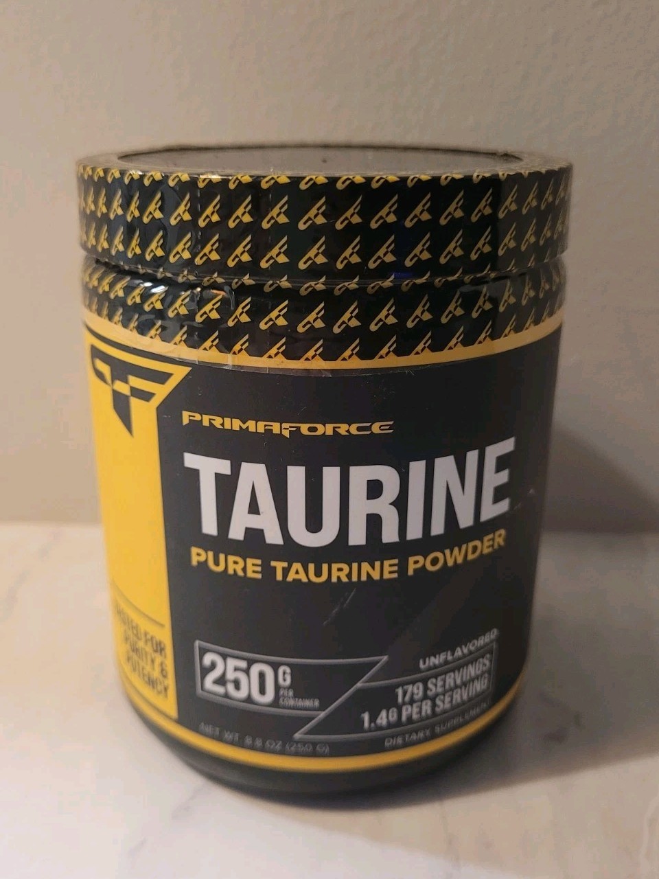 PrimaForce Taurine Diet Supplement, 250 Gram, Non-GMO & Gluten Free