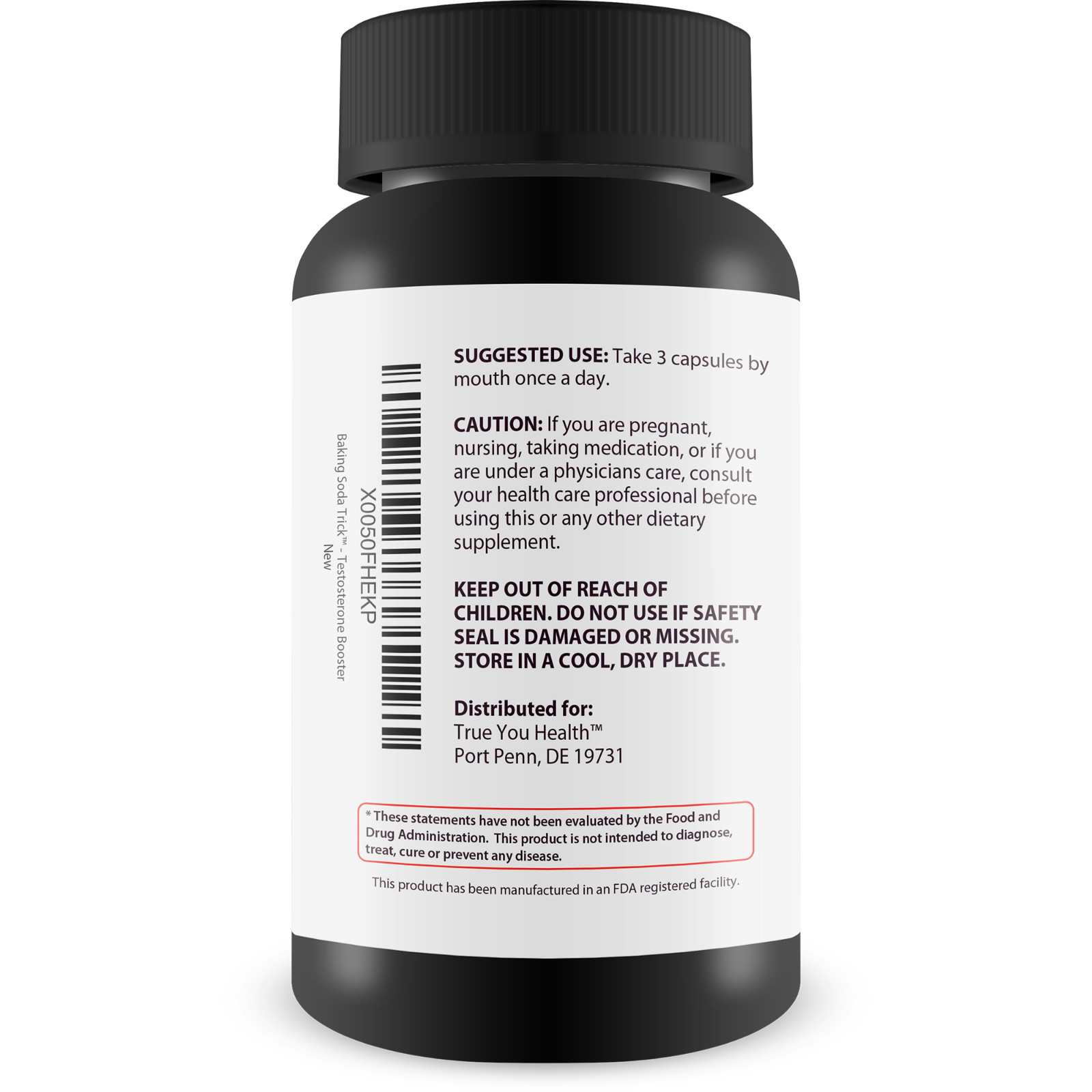 Baking Soda Trick Testosterone Booster for Men – Strength, Energy, Performance