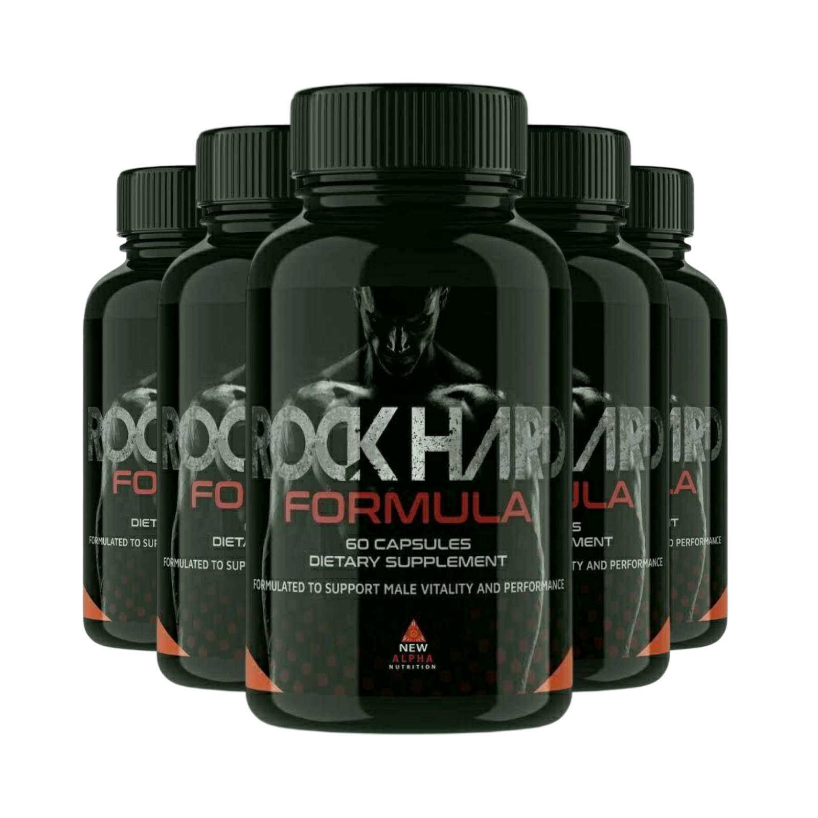 5-Pack Rock Solid Composition Pills, Rock Hard Formula Male – Support 300 Formul