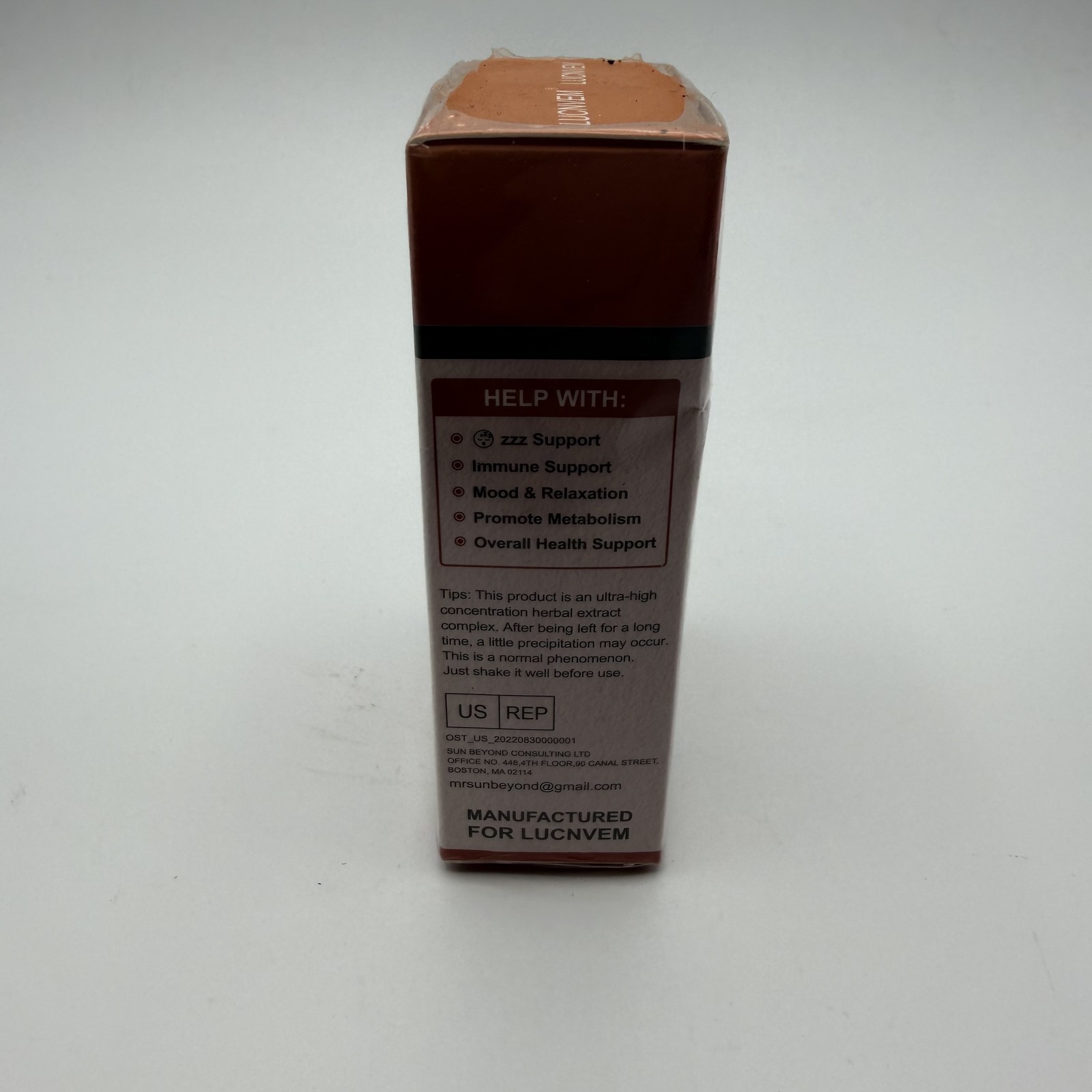 LUCNVEM Cortisol Health Women’s Drops 2-Pack Stress Relief Mood Support 1 fl oz