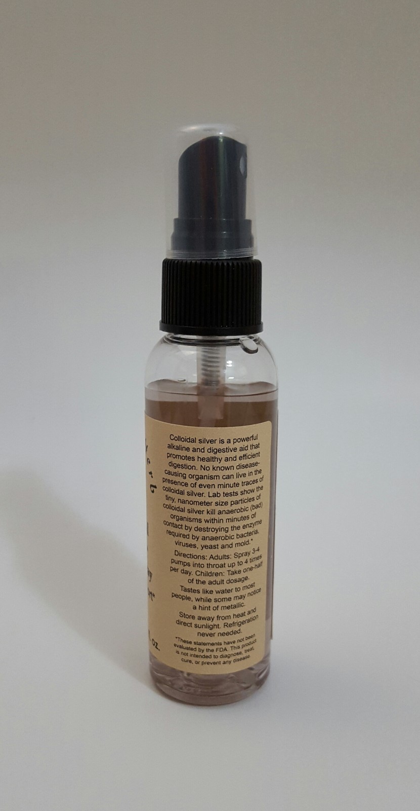 Colloidal Silver (Nano) Throat Spray 2 oz 10 ppm TWIN PACK The Elder Herb Shoppe