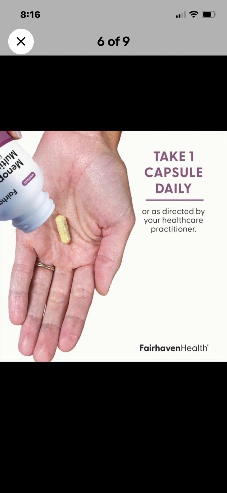 Fairhaven Health Menopause Relief Capsules Rhapontic Rhubarb Copaiba 30