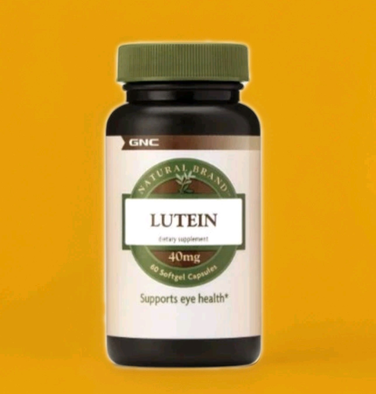GNC NATURAL BRAND Lutein 40 mg – 60 Softgels 60 Servings NEW
