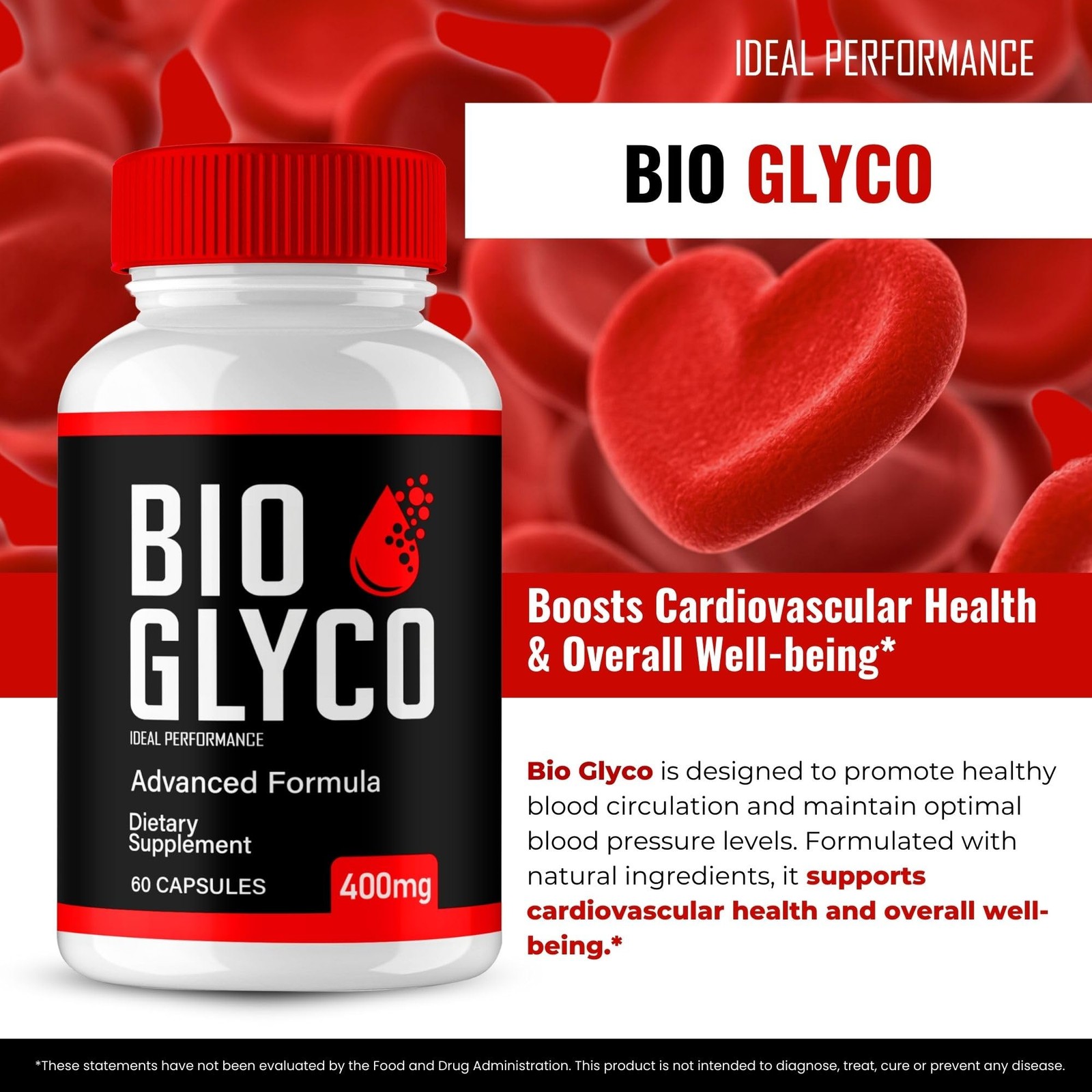 Bio Glyco Blood Sugar Support Metabolic Health Supplemen – 180 Capsules (3 Pack)