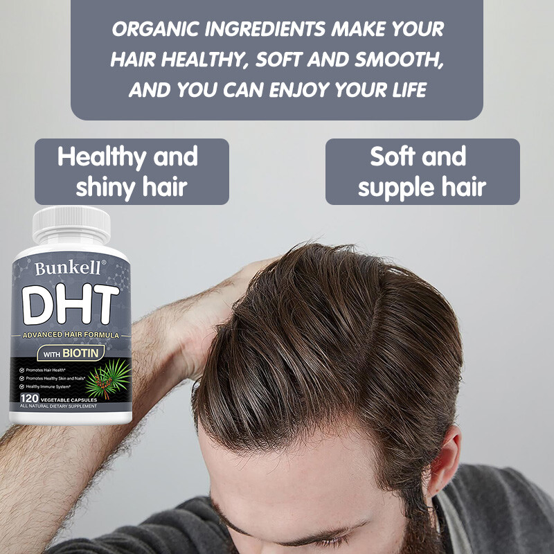 DHT Blocker with Biotin – Boosts Hair Growth & New Follicle Growth