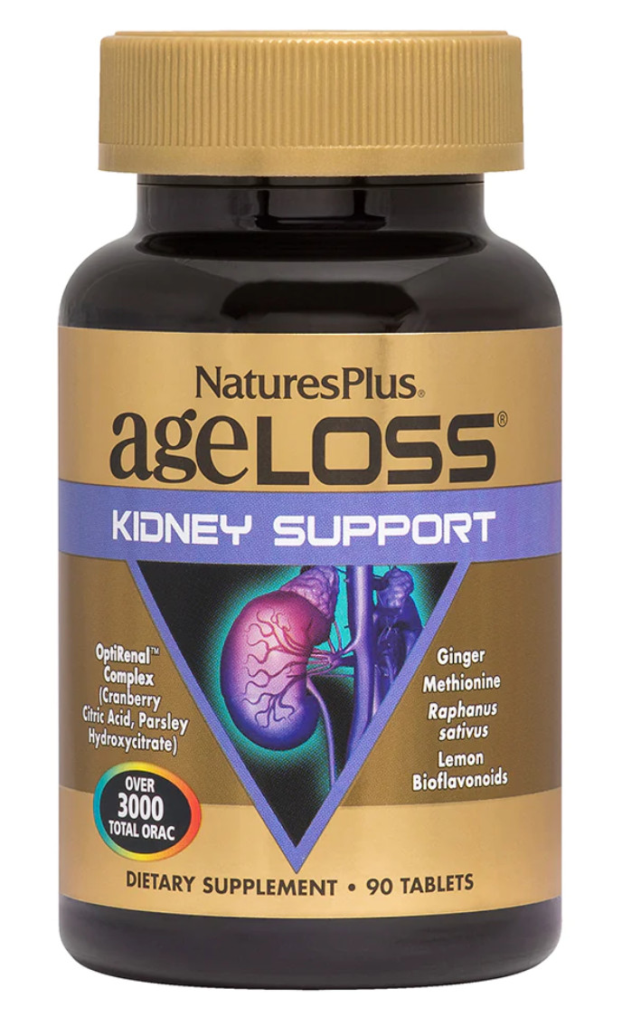 NATURE’S PLUS Ageloss Kidney Support – 90 Tablets