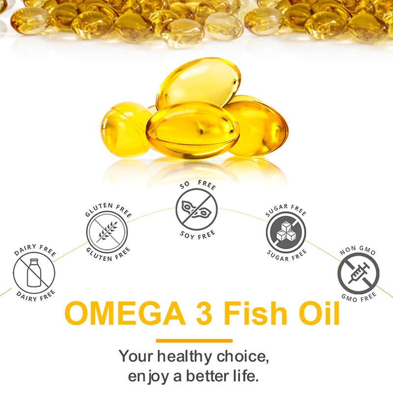 Omega 3 Fish Oil 2000 mg with DHA – EPA Softgels