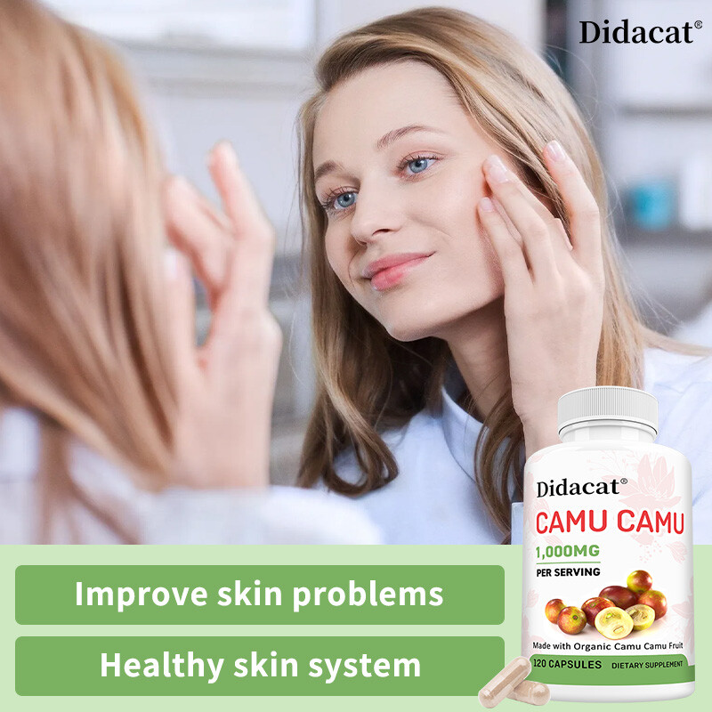 Camu Camu 1000mg Natural Fruit Superfood High Vitamin C Immune Booster