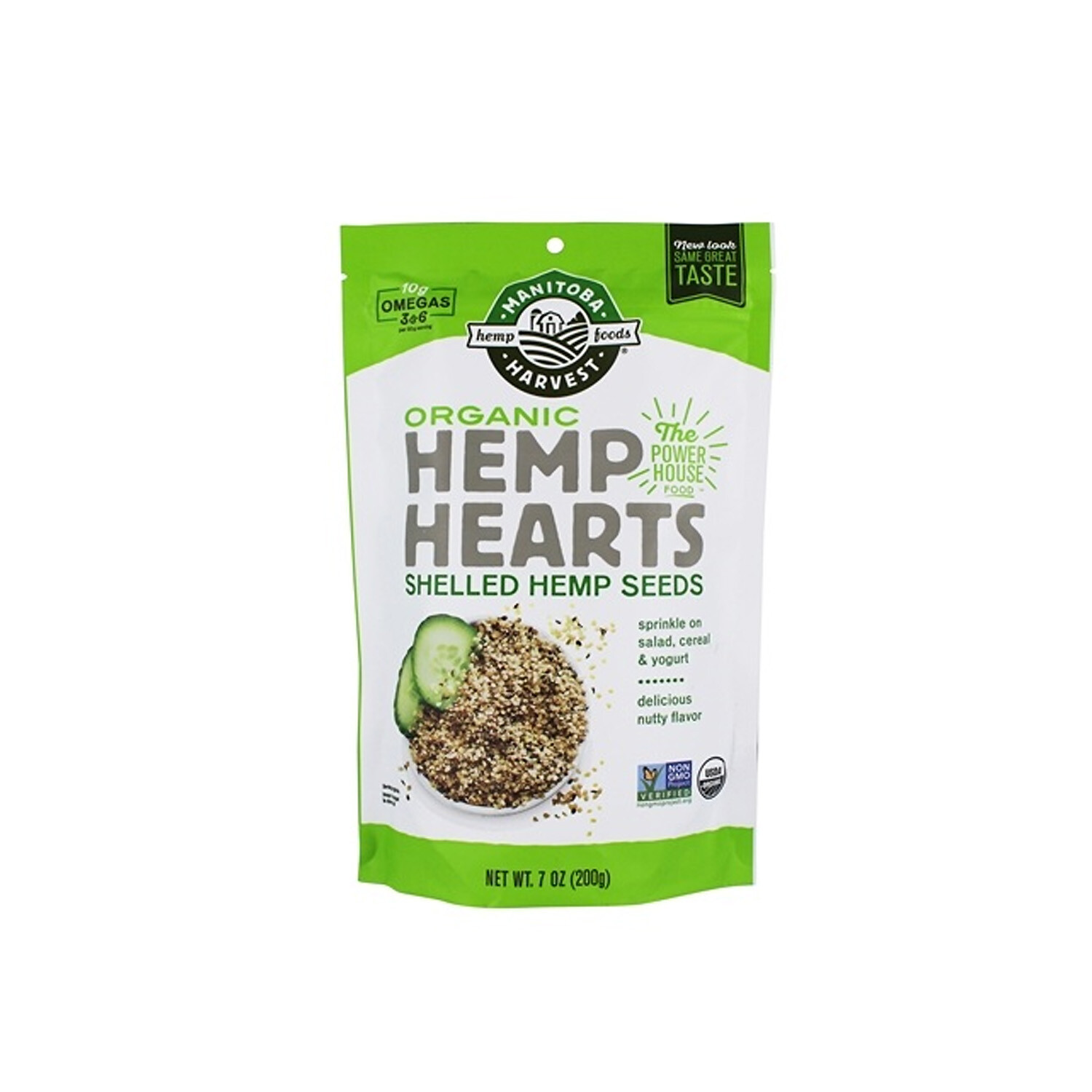 Manitoba Harvest Organic Hemp Hearts Shelled Hemp Seeds, 7 Ounces