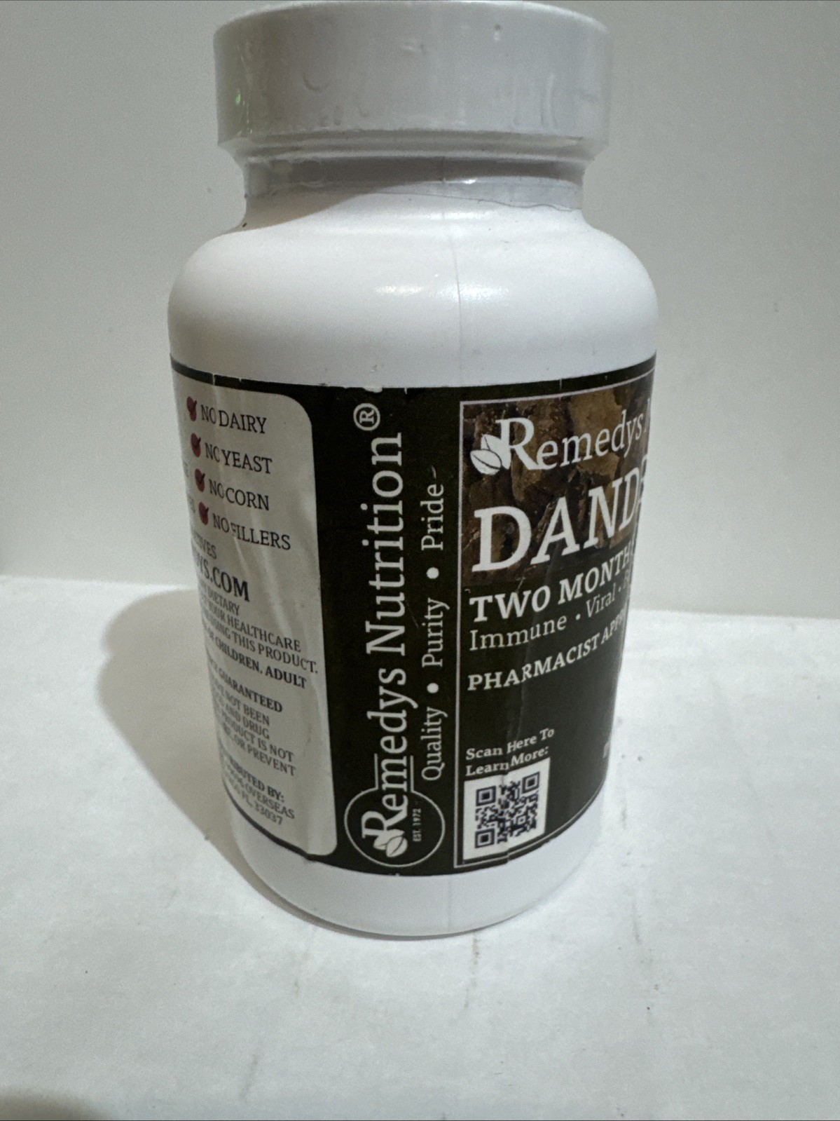 Remedy’s Nutrition Dandelion Two Month Supply 6/1/2026 New Sealed