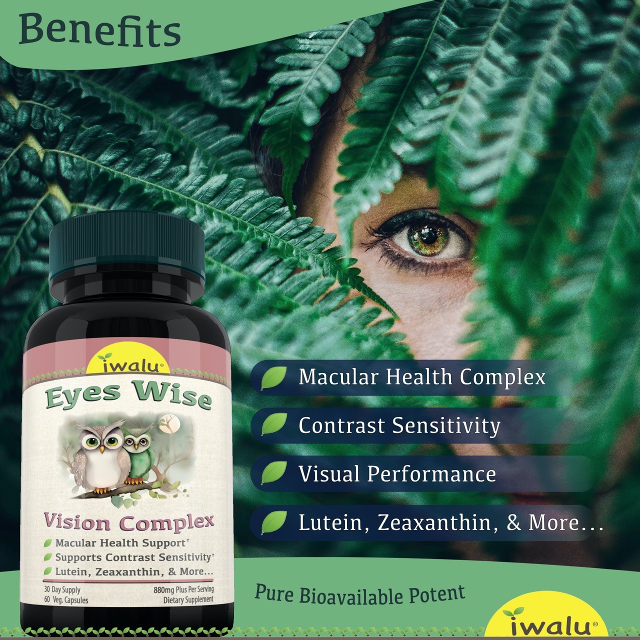 Eyes Wise | Best Lutein Zeaxanthin Meso Zeaxanthin Tablets | *FAST FREE SHIPPING